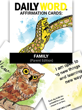 DAILY WORD Affirmation Cards: Family (Parent Edition)