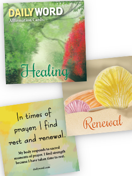 DAILYWORD Affirmation Cards: Healing
