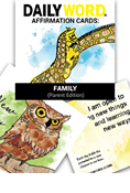 DAILY WORD Affirmation Cards: Family (Parent Edition)